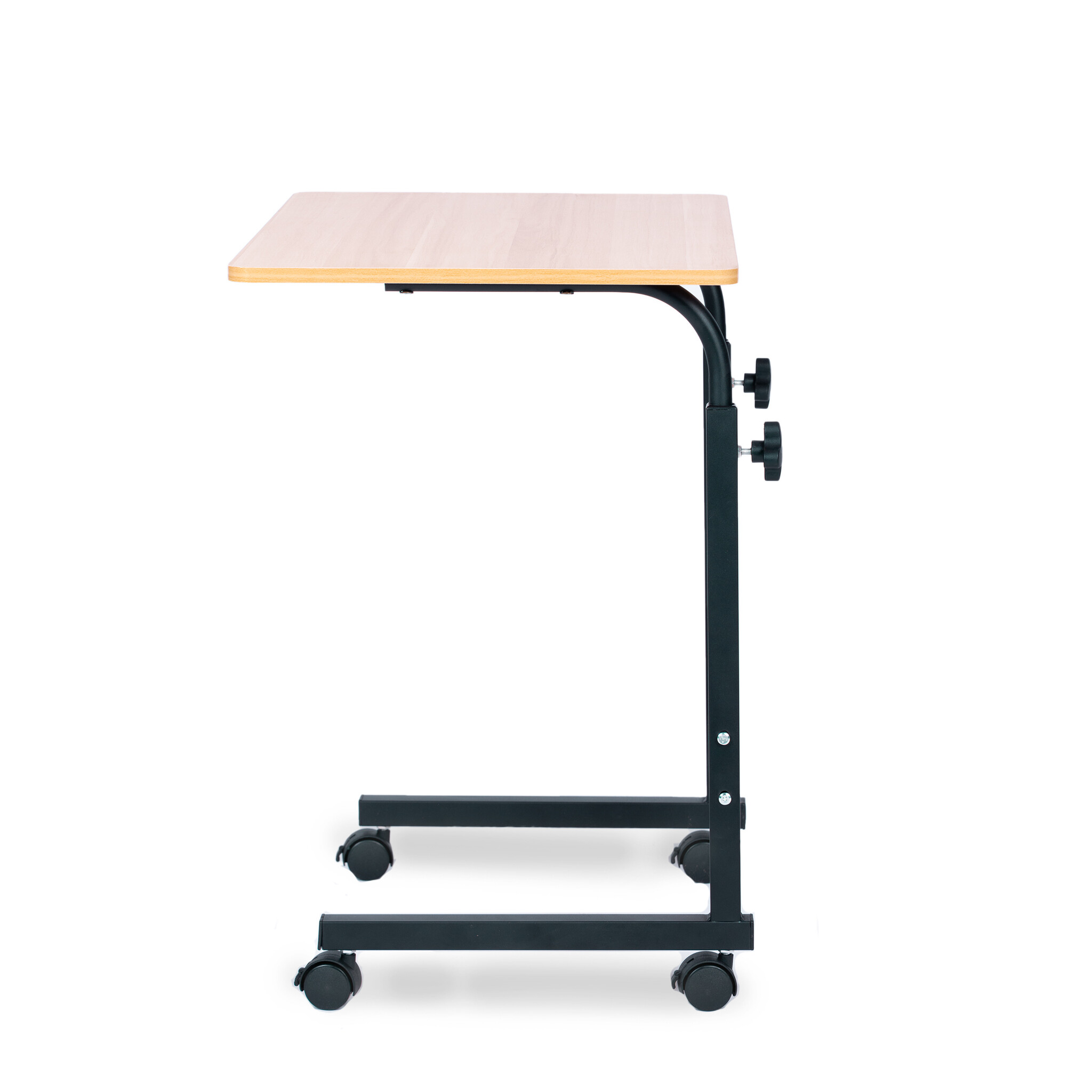 Laptoptafel - metaal en MDF - 43 x 39 x 83 cm - hoogteverstelbaar