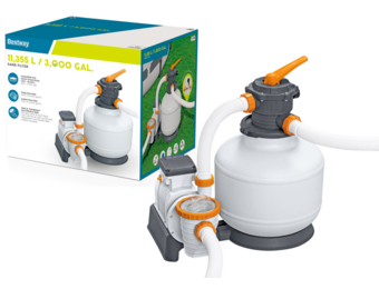 Zandfilterpomp - 11355 L/h - 500W - ingebouwde klok