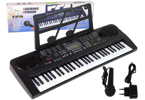 Kinder keyboard - 61 toetsen - ingebouwde microfoon - 200 tonen en ritmes