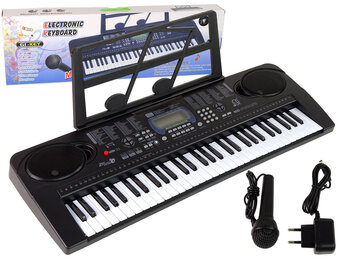 Kinder keyboard - 61 toetsen - ingebouwde microfoon - 200 tonen en ritmes