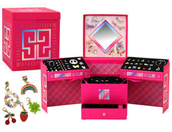 Kindersieraden set - 1267 elementen - roze doos - CE-gecertificeerd