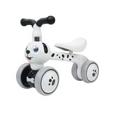 Loopfiets - witte hond - 10-36 maanden - koolstofstaal