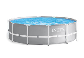 Intex zwembad - 366 cm diameter - 3-laags PVC - inclusief pomp en ladder