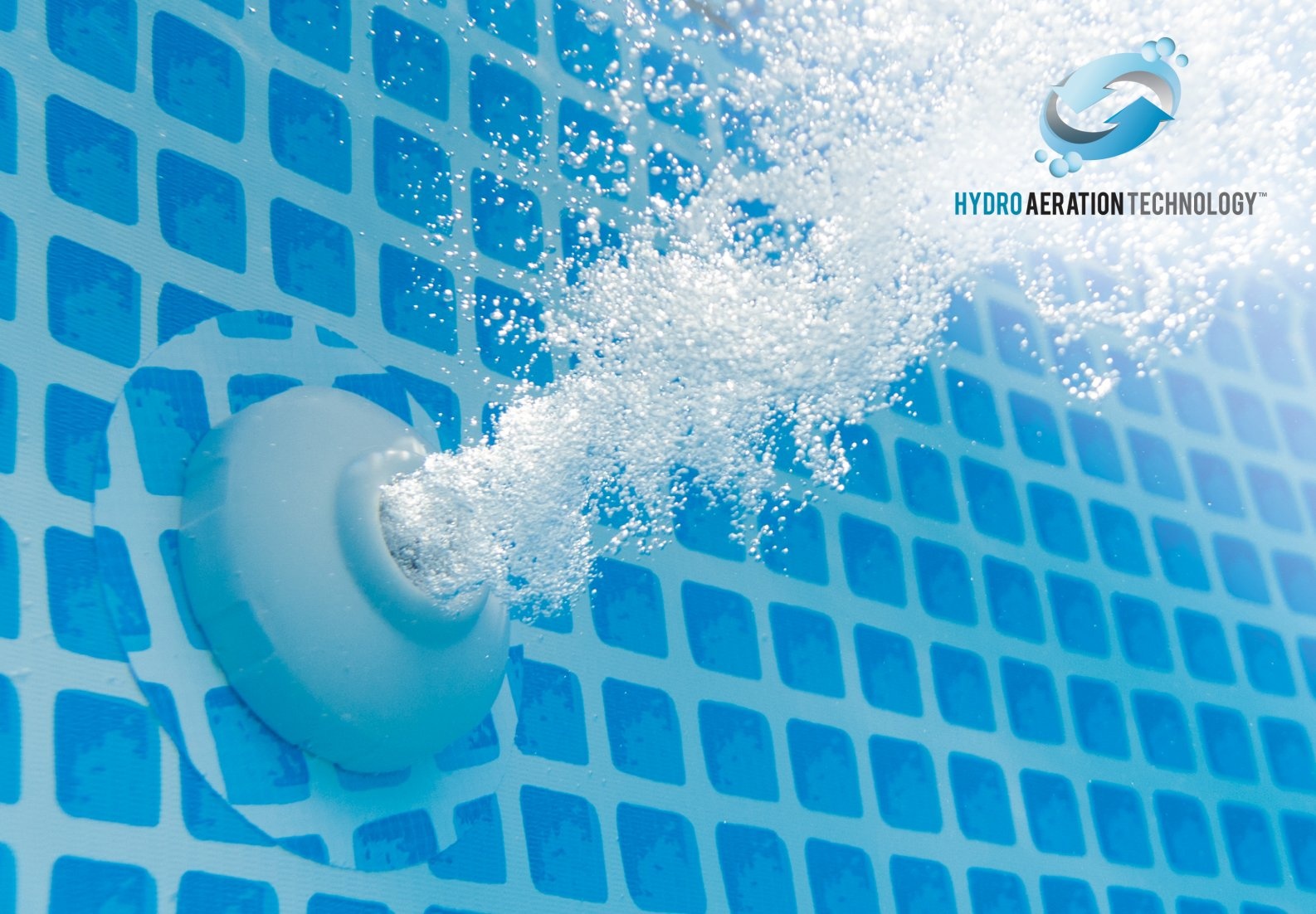 Intex zwembad - 366 cm diameter - 3-laags PVC - inclusief pomp en ladder