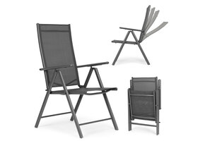 Tuinstoelen - set van 2 - verstelbare rugleuning - max. belasting 100 kg