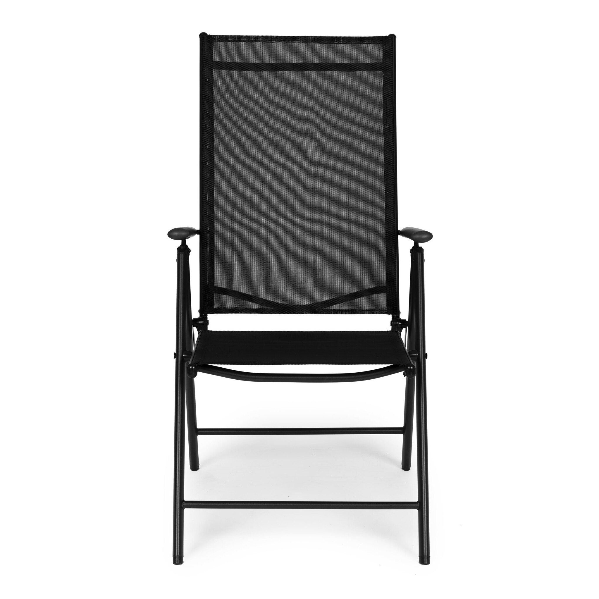 Tuinstoelen - set van 2 - verstelbare rugleuning - inklapbaar - weerbestendig