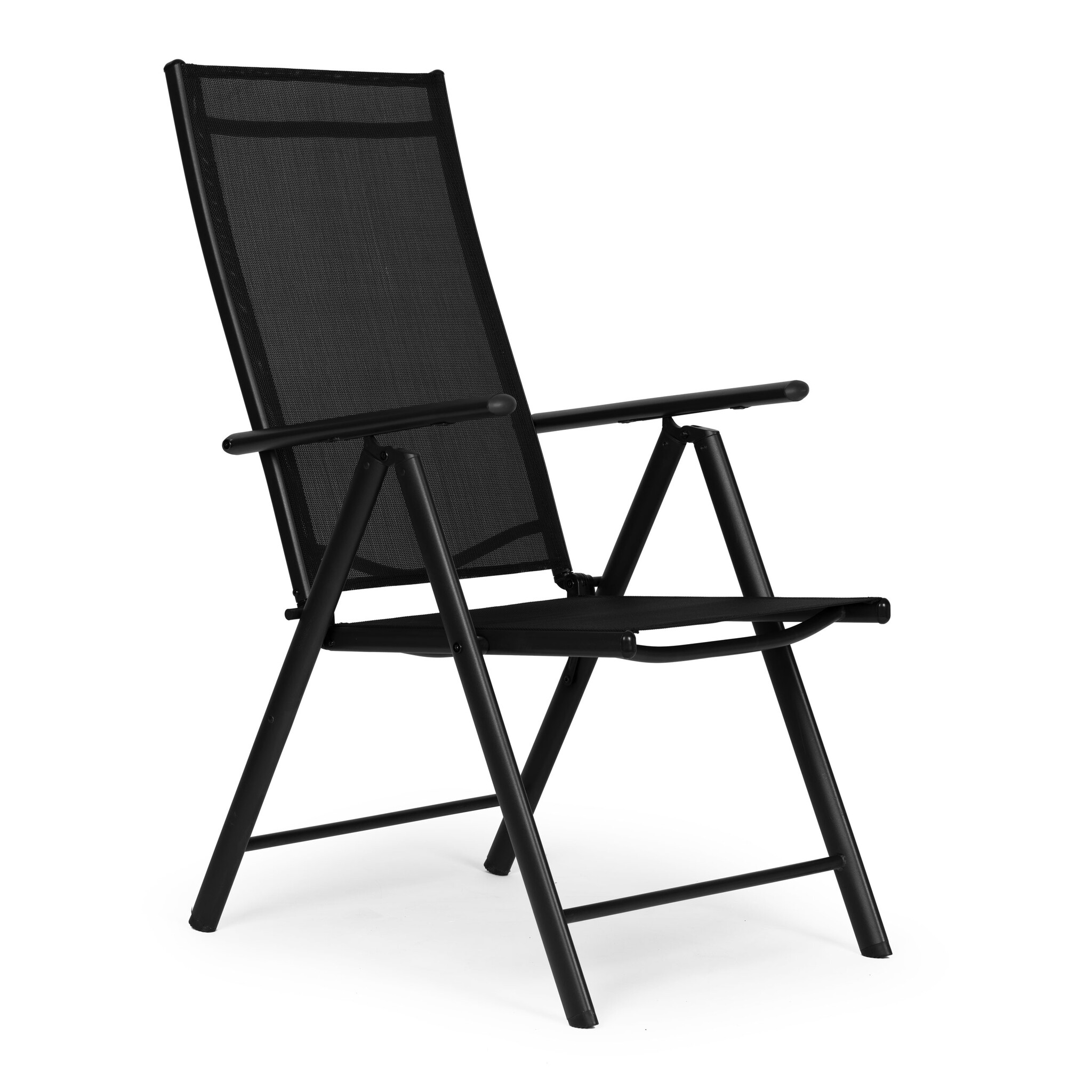 Tuinstoelen - set van 2 - verstelbare rugleuning - inklapbaar - weerbestendig