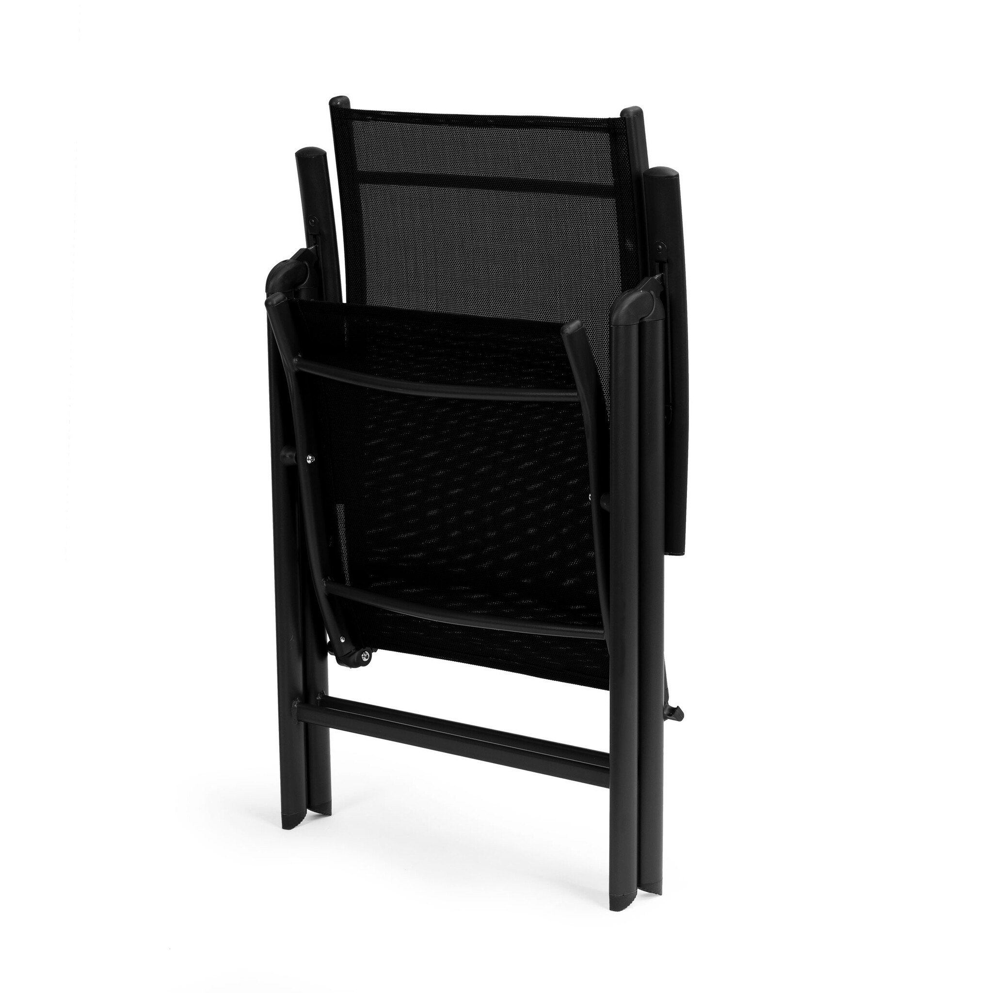 Tuinstoelen - set van 2 - verstelbare rugleuning - inklapbaar - weerbestendig