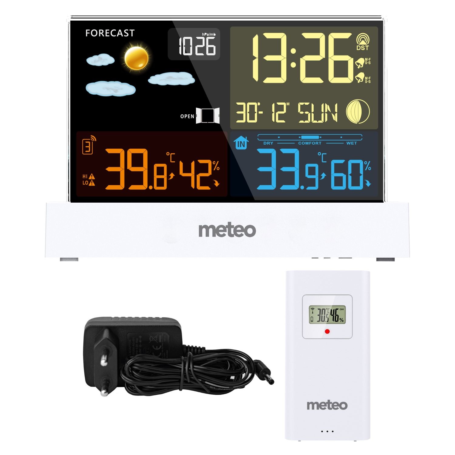 Weerstation - draadloos - barometer - wekkerfunctie