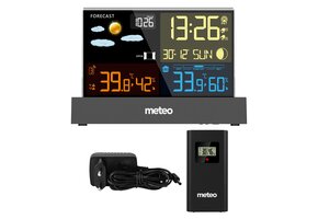 Weerstation - draadloos - binnen/buiten temperatuur - weersvoorspelling