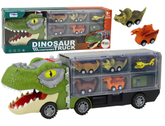 Dinosaurus vrachtwagen - 43.5x15.5x9.5cm - geluidseffecten