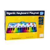 Dansmat - regenboog kleuren - 120 x 46 cm - 8 instrumenten