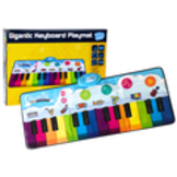 Dansmat - regenboog kleuren - 120 x 46 cm - 8 instrumenten