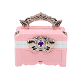 Make up koffer kind - kleurrijke glitters - rozen en nagellak - 17.5x17x12.5 cm