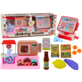 Kassa speelgoed - 56x21.5x14 cm - incl geld