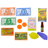 Kassa speelgoed - 56x21.5x14 cm - incl geld