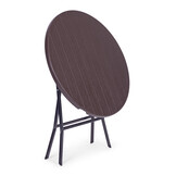 Inklapbare tafel - HDPE houtimitatie - 7,5 kg - weerbestendig