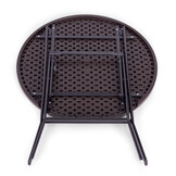 Inklapbare tafel - HDPE houtimitatie - 7,5 kg - weerbestendig