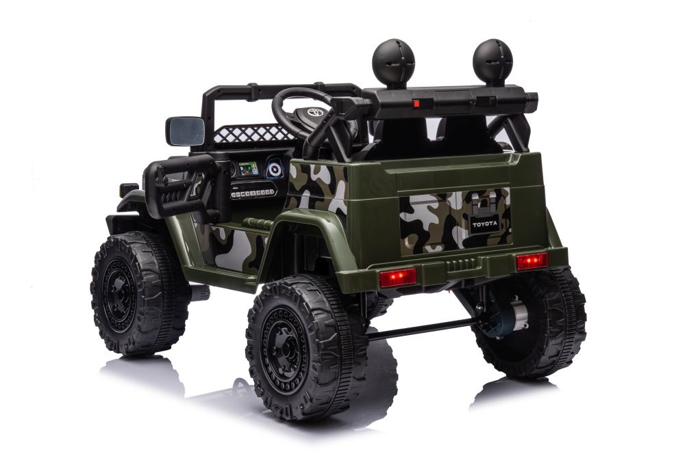 Elektrische kinderauto - groen - 98 x 65 x 70 cm - 4x45W motor