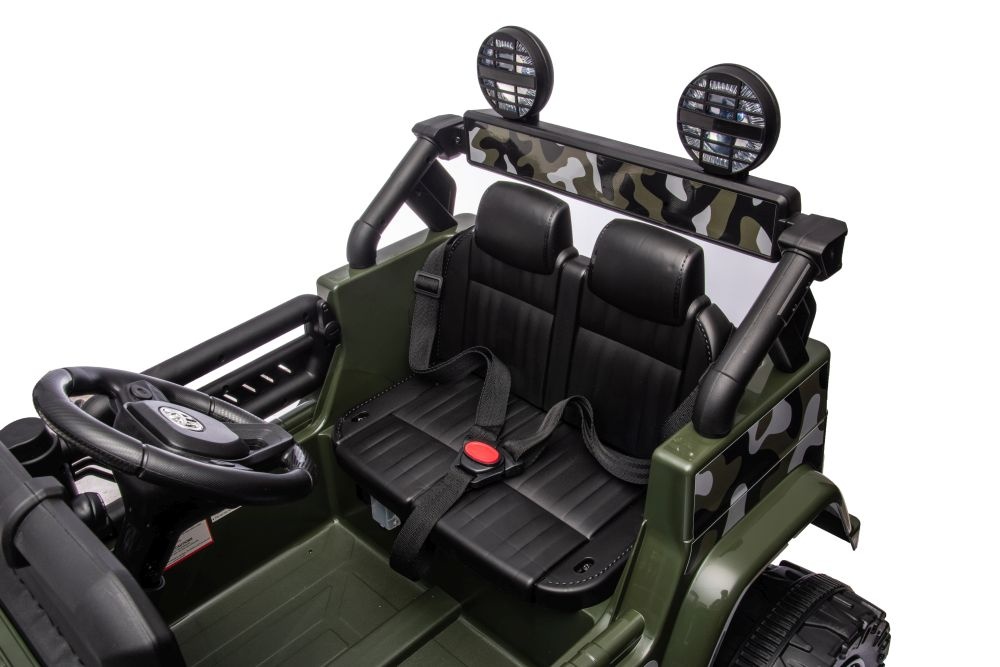 Elektrische kinderauto - groen - 98 x 65 x 70 cm - 4x45W motor