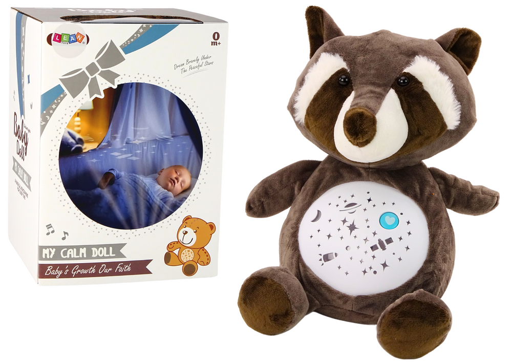 Teddybeer slaaplicht - 25x22x16 cm - dag en nacht modus - katoenwol
