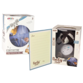 Teddybeer slaaplicht - 25x22x16 cm - dag en nacht modus - katoenwol