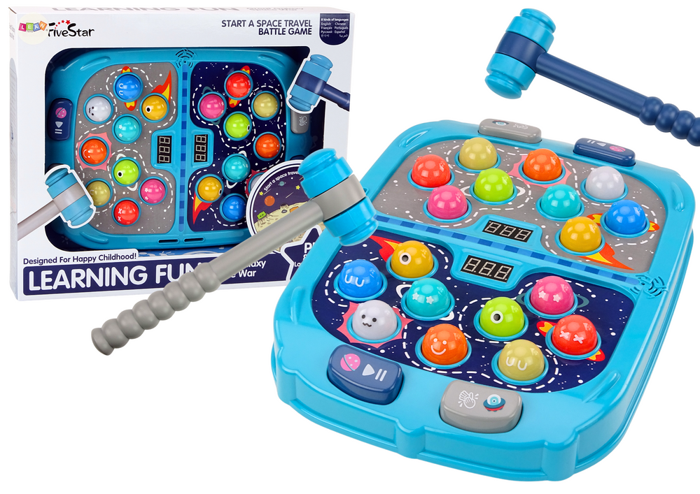 Whack a mole - ruimtethema - 39x28.5x6 cm - educatief