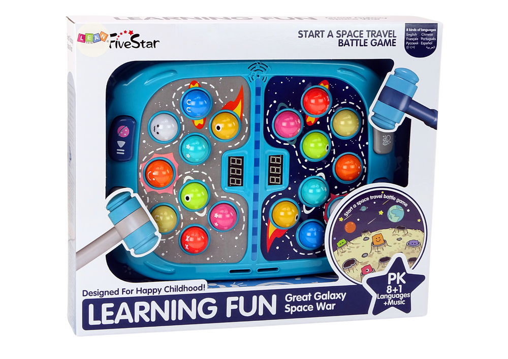 Whack a mole - ruimtethema - 39x28.5x6 cm - educatief