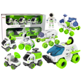 Ruimte voertuigen - 6 stuks - ingebouwde radar - 360 graden rotatie