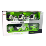Ruimte voertuigen - 6 stuks - ingebouwde radar - 360 graden rotatie