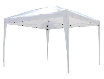 Easy up partytent - 300x300 cm - automatisch - polyester 160 g/m2