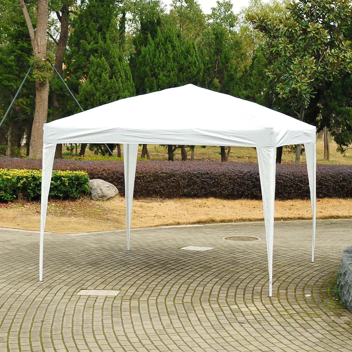 Easy up partytent - 300x300 cm - automatisch - polyester 160 g/m2