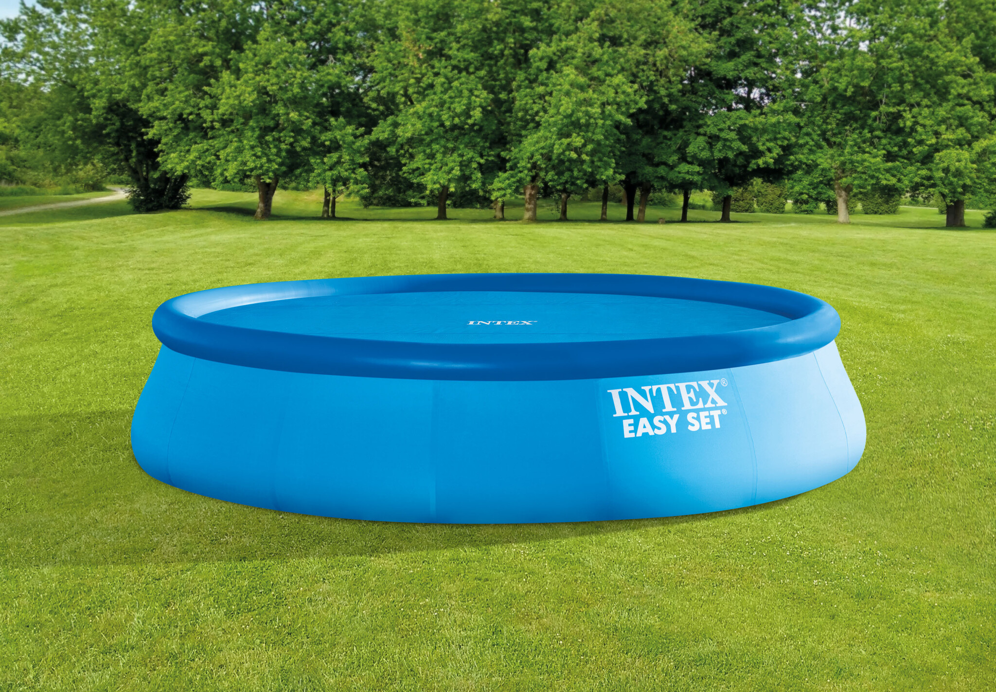 Afdekzeil zwembad rond - 447 cm - 110g/m2 - vinyl