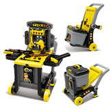 Speelgoed werkbank - 3-in-1 - 17 onderdelen - 59 x 42 x 46,5 cm