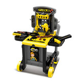 Speelgoed werkbank - 3-in-1 - 17 onderdelen - 59 x 42 x 46,5 cm