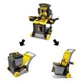 Speelgoed werkbank - 3-in-1 - 17 onderdelen - 59 x 42 x 46,5 cm