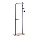 Kledingrek - zwart - metaal - 167 x 60 x 30 cm