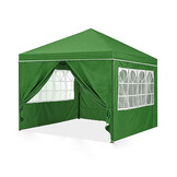 Paviljoen 3x3 - met ramen - zelfopzettend - weerbestendig