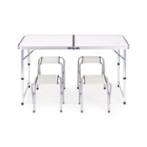 Campingtafel inklapbaar - verstelbare hoogte - beveiliging - ruimtebesparend