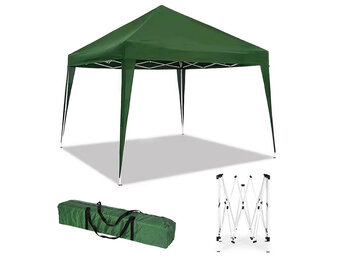 Paviljoen 3x3 - zelfontplooiend - weerbestendig - inclusief tas