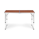 Inklapbare campingtafel - 120x60 cm - 4,6 kg - belasting 50 kg