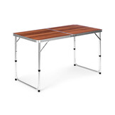 Inklapbare campingtafel - 120x60 cm - 4,6 kg - belasting 50 kg