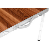 Inklapbare campingtafel - 120x60 cm - 4,6 kg - belasting 50 kg