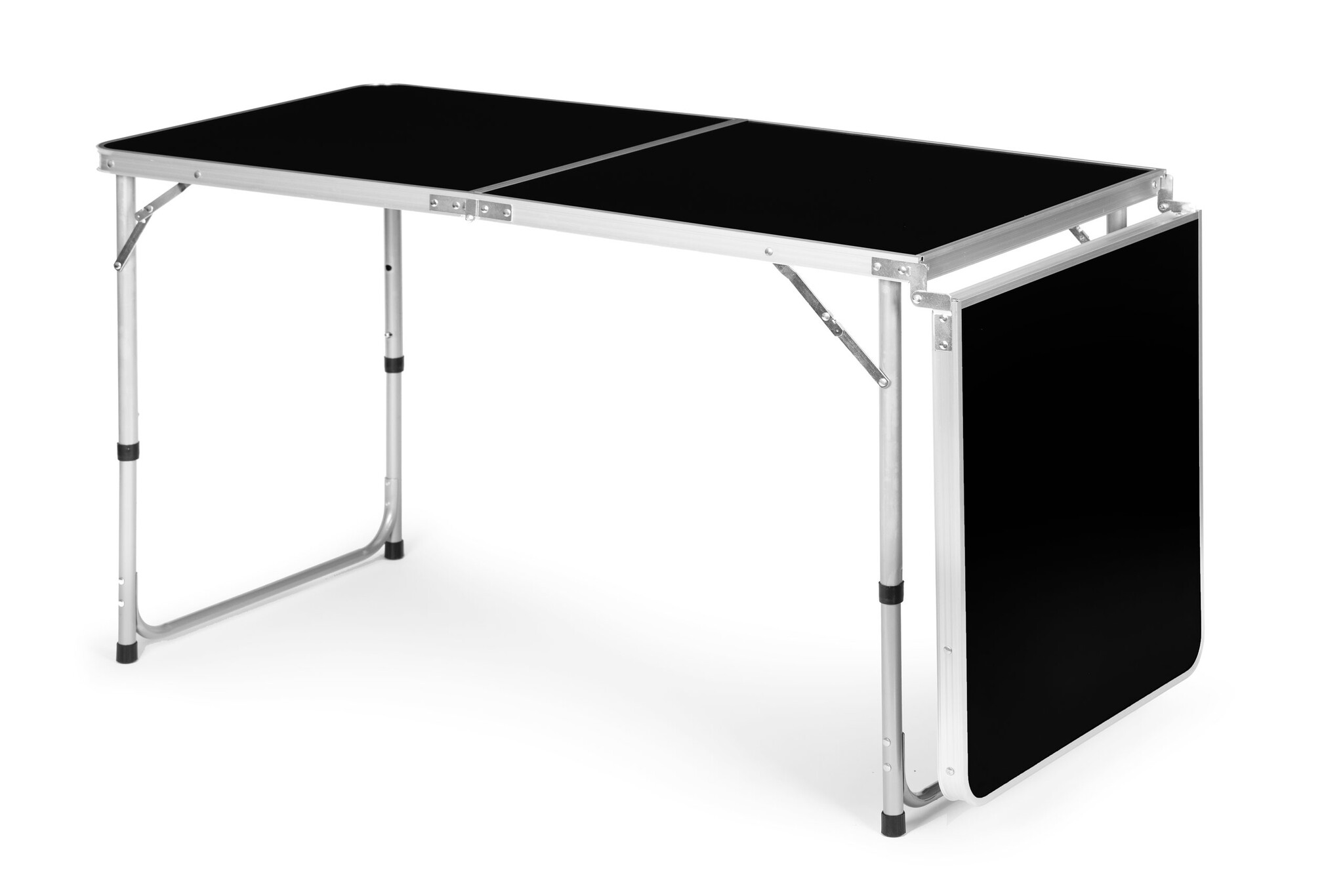 Inklapbare campingtafel - 180 x 60 cm - verstelbare hoogte - lichtgewicht