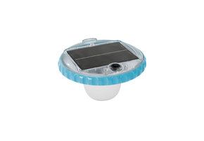 Drijvende led lamp - 16.8 x 10.8 cm - zonne-energie - 2 verlichtingsmodi