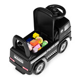 Loopauto - politieauto - 19,5 x 49 x 20 cm - geluidseffecten