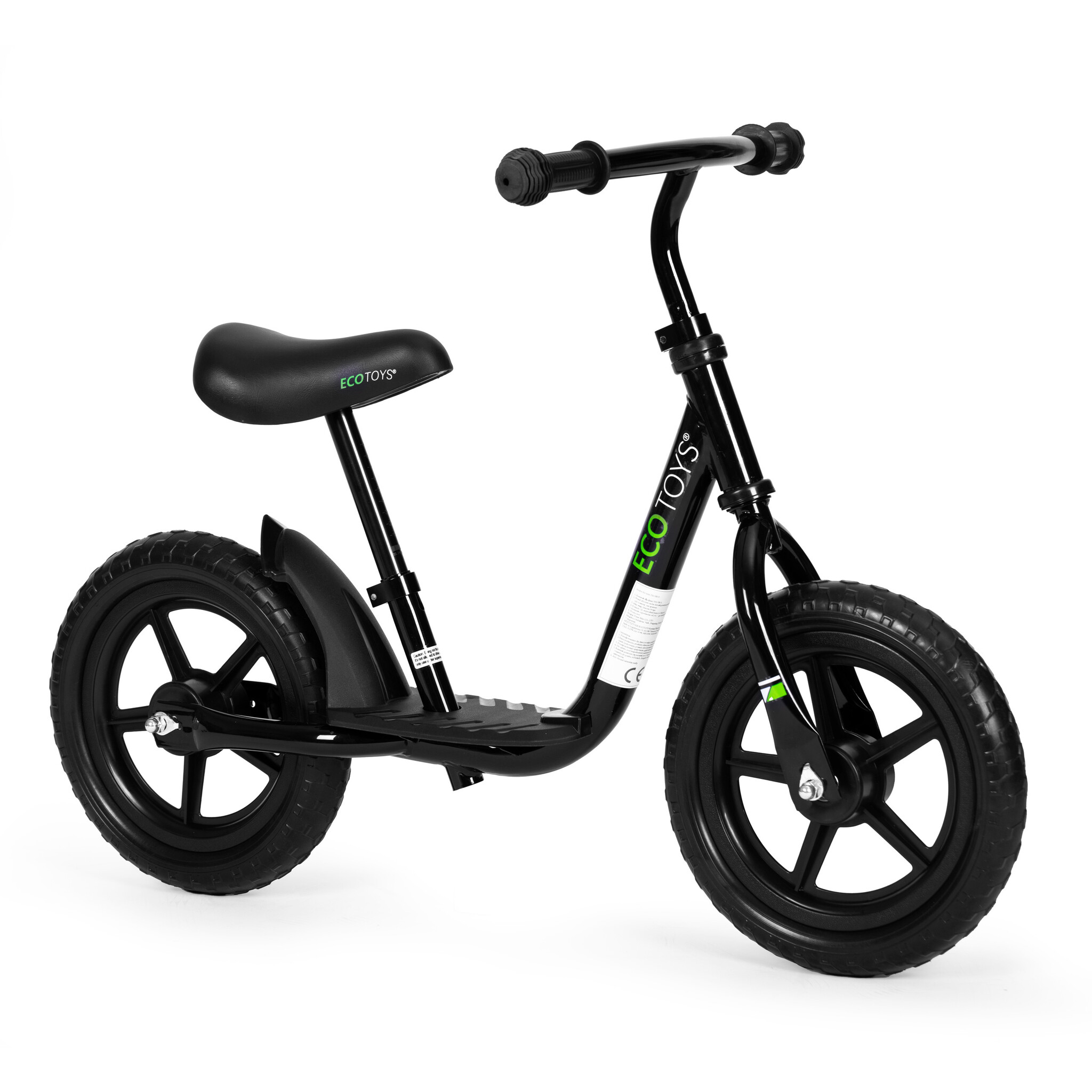 Loopfiets - zwart - 42 x 86 x 63 cm - 3+ jaar