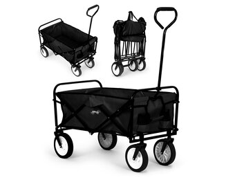 Opvouwbare bolderkar - 70 kg max - waterbestendig - comfortabele handgreep