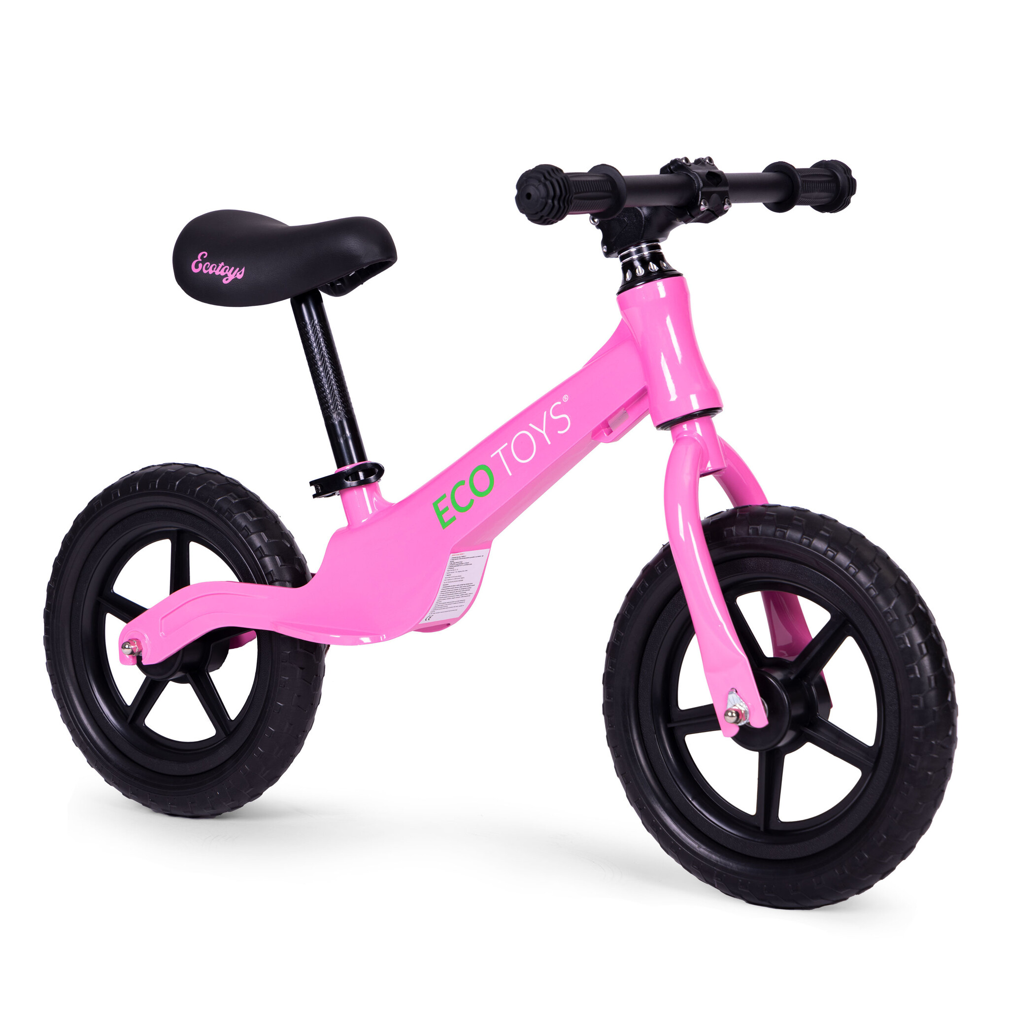 Loopfiets - roze - 47 x 86 x 51 cm - 3+ jaar
