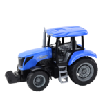 Bestuurbare tractor - blauw - 34x18.5x16 cm - rubberen wielen
